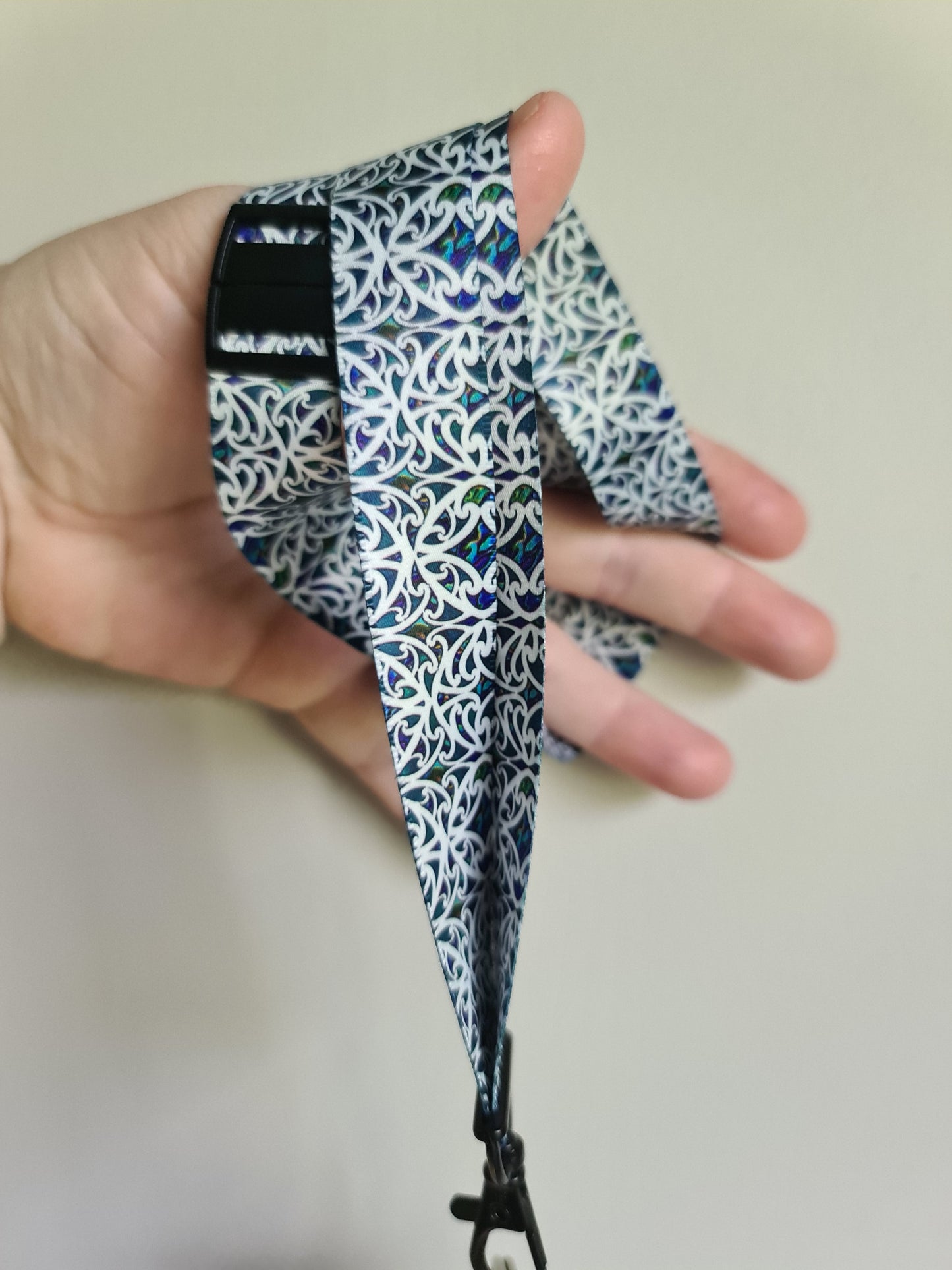 Custom lanyard paua design