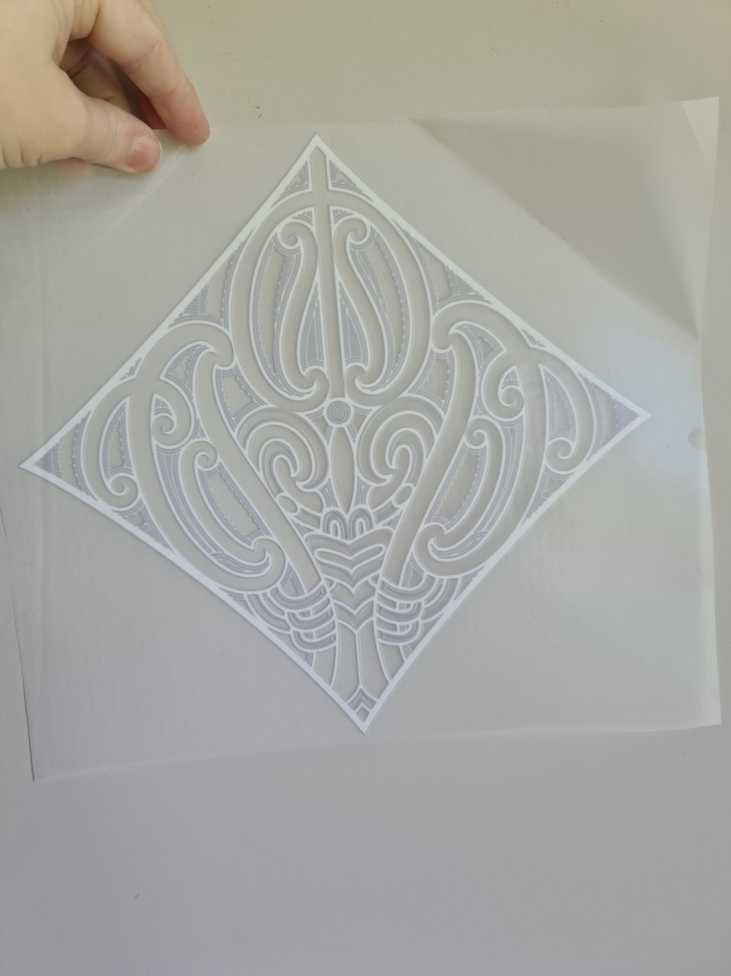 Sublimation custom Maori design Iron on 30cm