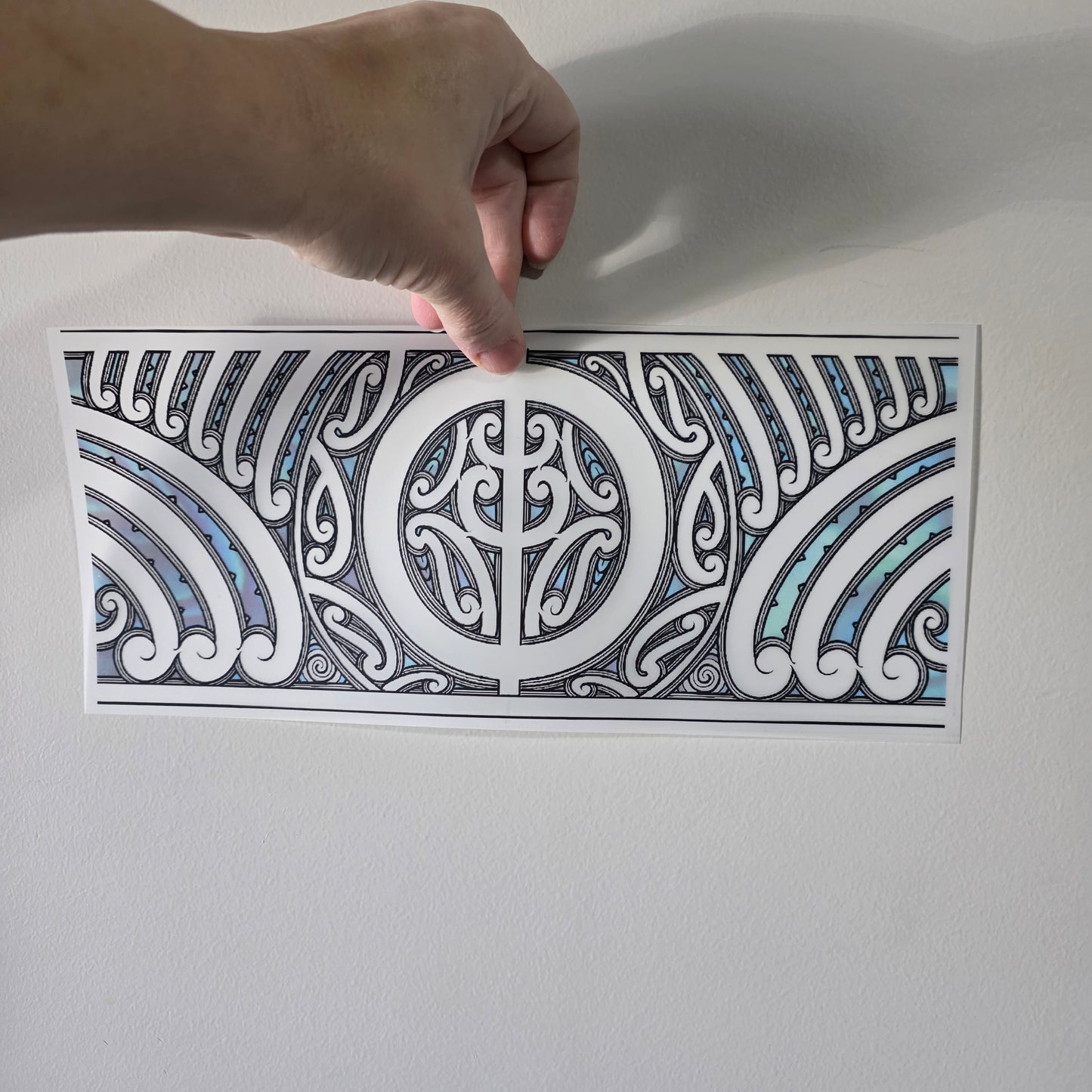 Maori design Iron on DTF 30cmx14cm