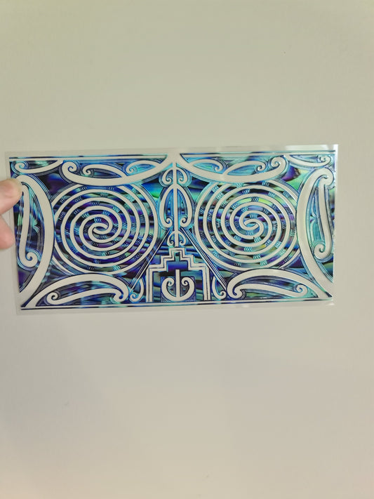 UV dtf transfer Maori design 23cmx11cm 16oz wrap #1208