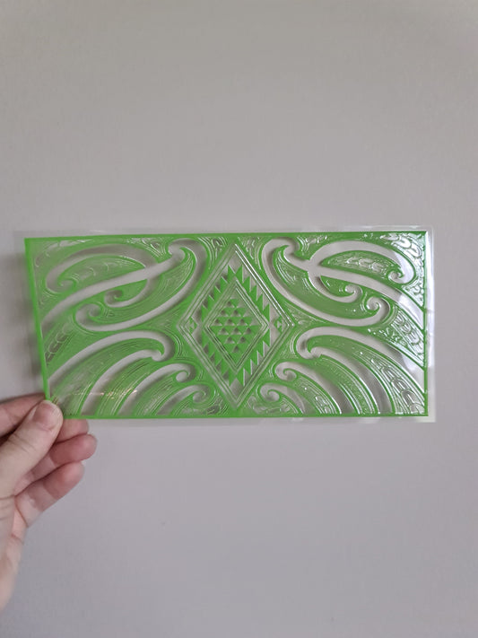 UV dtf Maori design 23cmx11cm 16oz wrap #1067