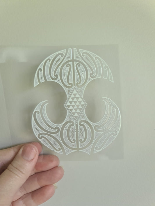 UV dtf Maori design mini size 11cmx11cm #534