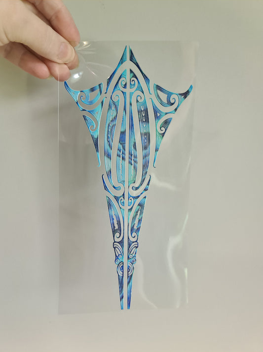 UV dtf transfer Maori design 23cmx11cm 16oz wrap #1265