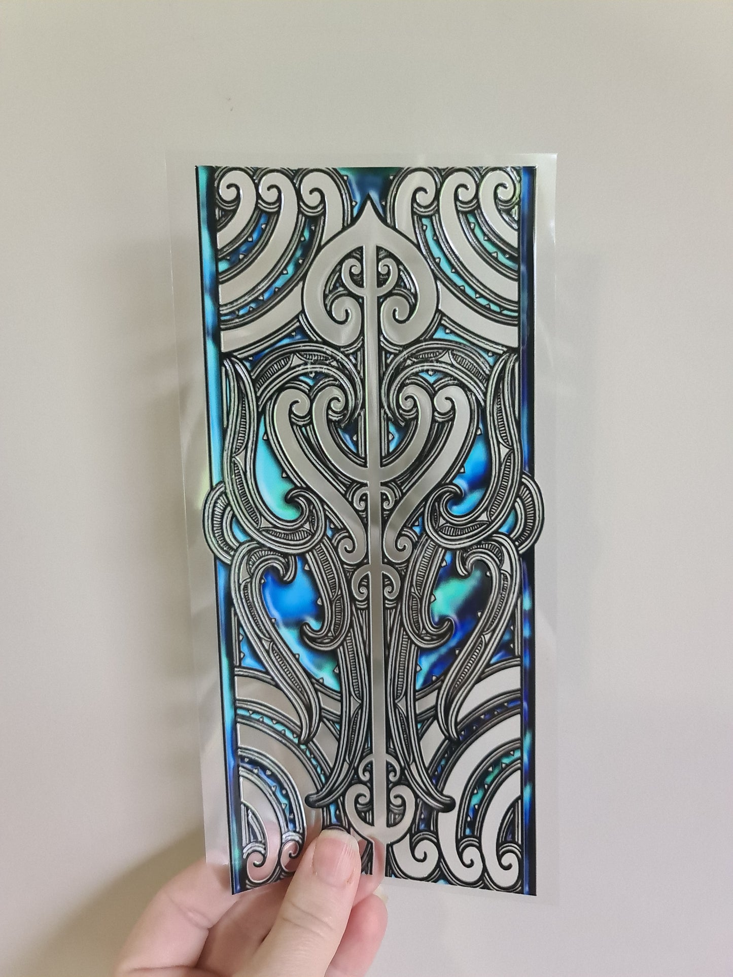 UV dtf transfer Maori design 23cmx11cm 16oz wrap #1176