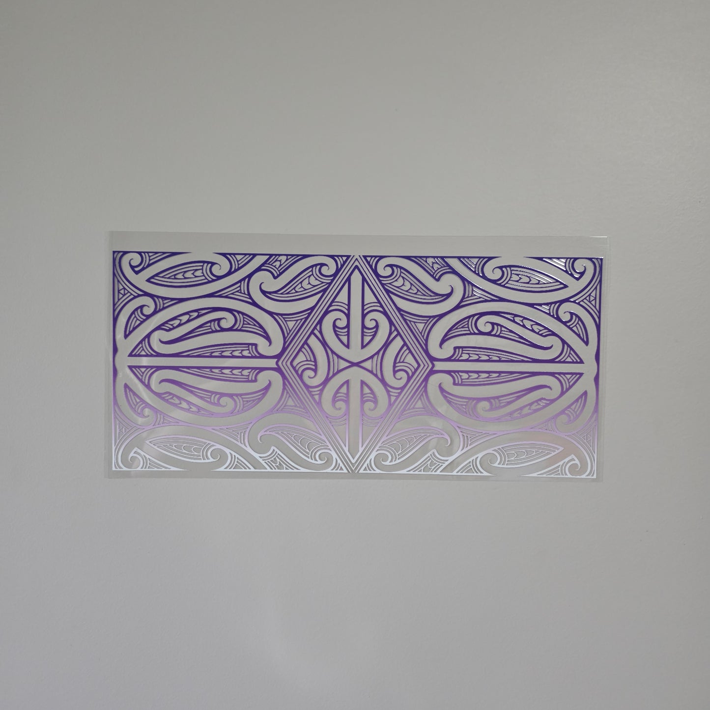 XL UV DTF DECAL MAORI DESIGN 38CMX17CM for touch lamps #36
