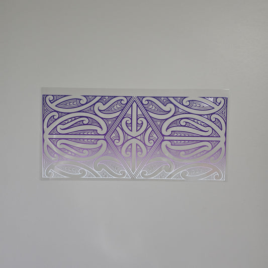 XL UV DTF DECAL MAORI DESIGN 38CMX17CM for touch lamps #36