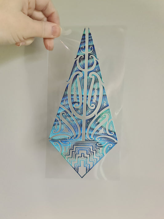 UV dtf transfer Maori design 23cmx11cm 16oz wrap #1261