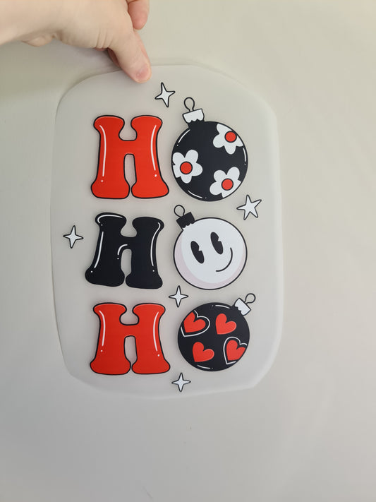 CHRISTMAS - Custom Maori design Iron on DTF 30cm for clothing