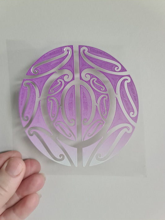 UV dtf Maori design mini size 11cmx11cm #426