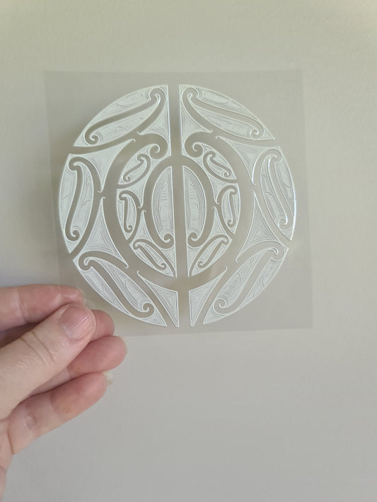 UV dtf Maori design mini size 11cmx11cm #550