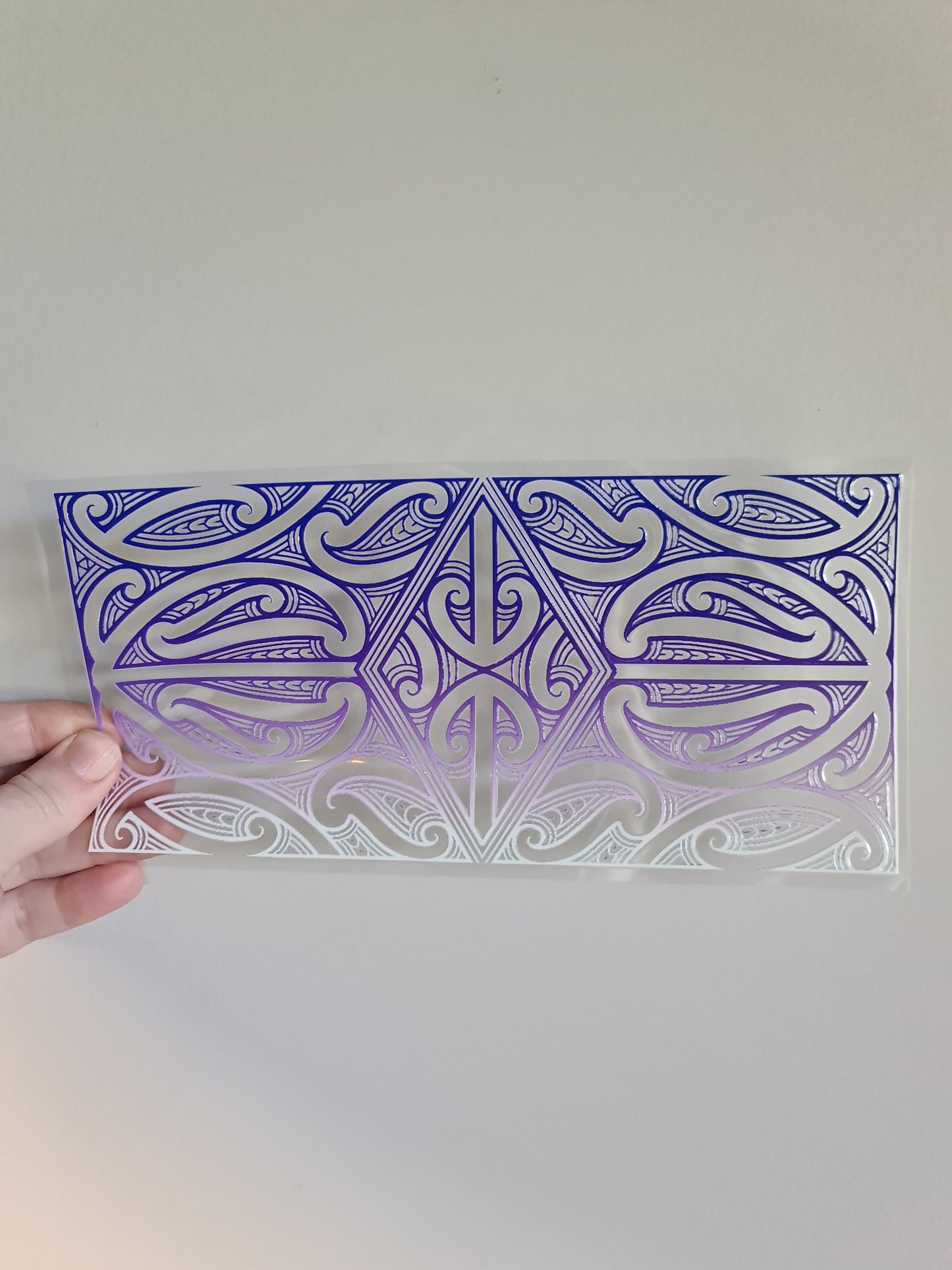 UV dtf Maori design 23cmx11cm 16oz wrap #1110