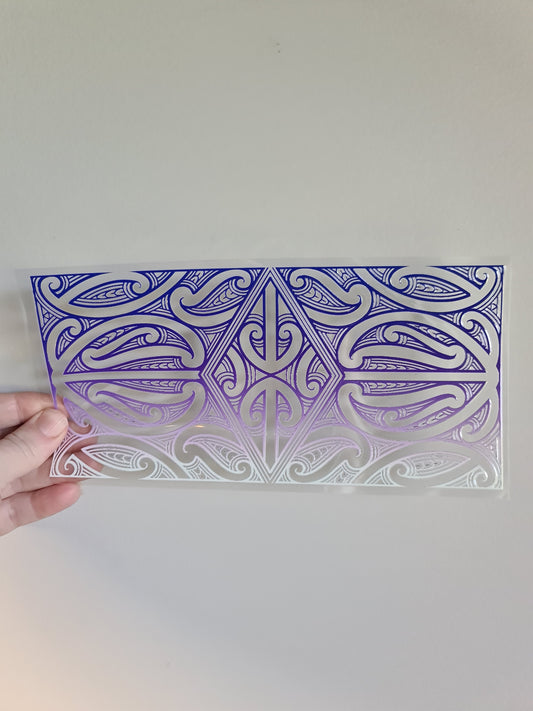 UV dtf Maori design 23cmx11cm 16oz wrap #1110