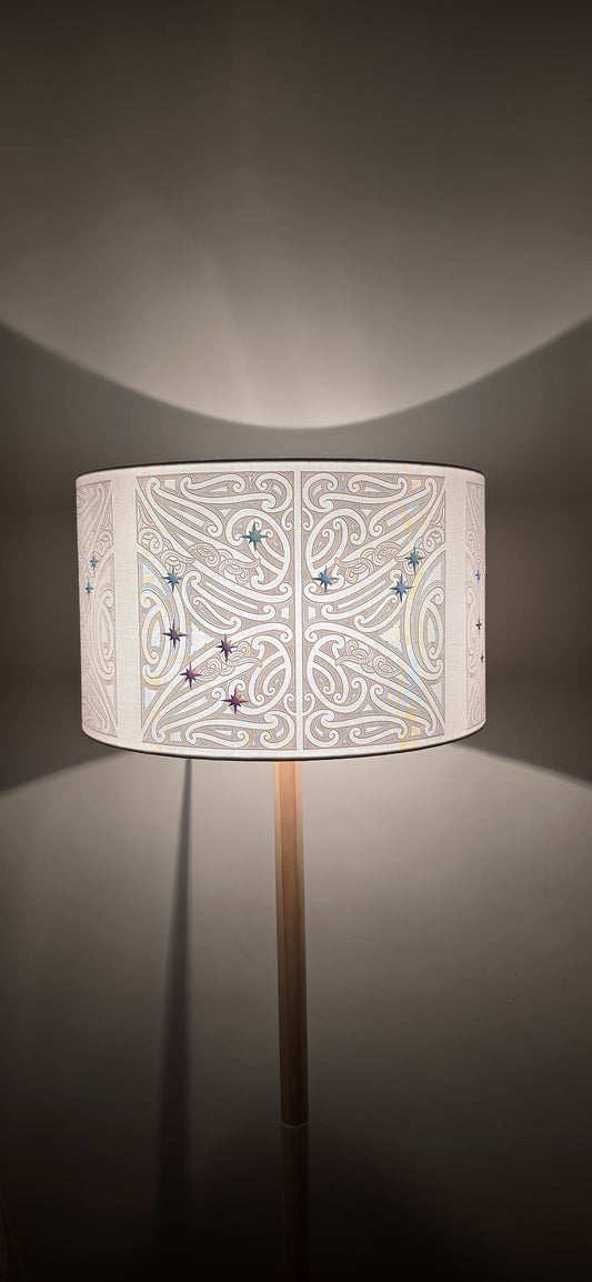 Maori Design Floor Lamp - matariki design - IN STOCk