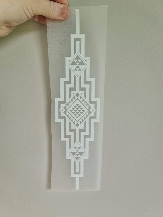Sublimation custom Maori design Iron on 30cm