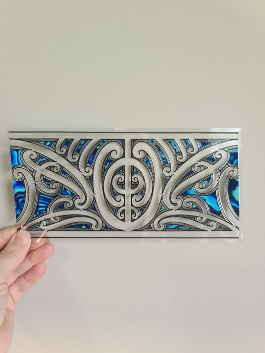 UV dtf transfer Maori design 23cmx11cm 16oz wrap #1180