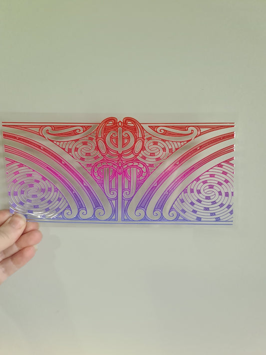 UV dtf transfer Maori design 23cmx11cm 16oz wrap #1219