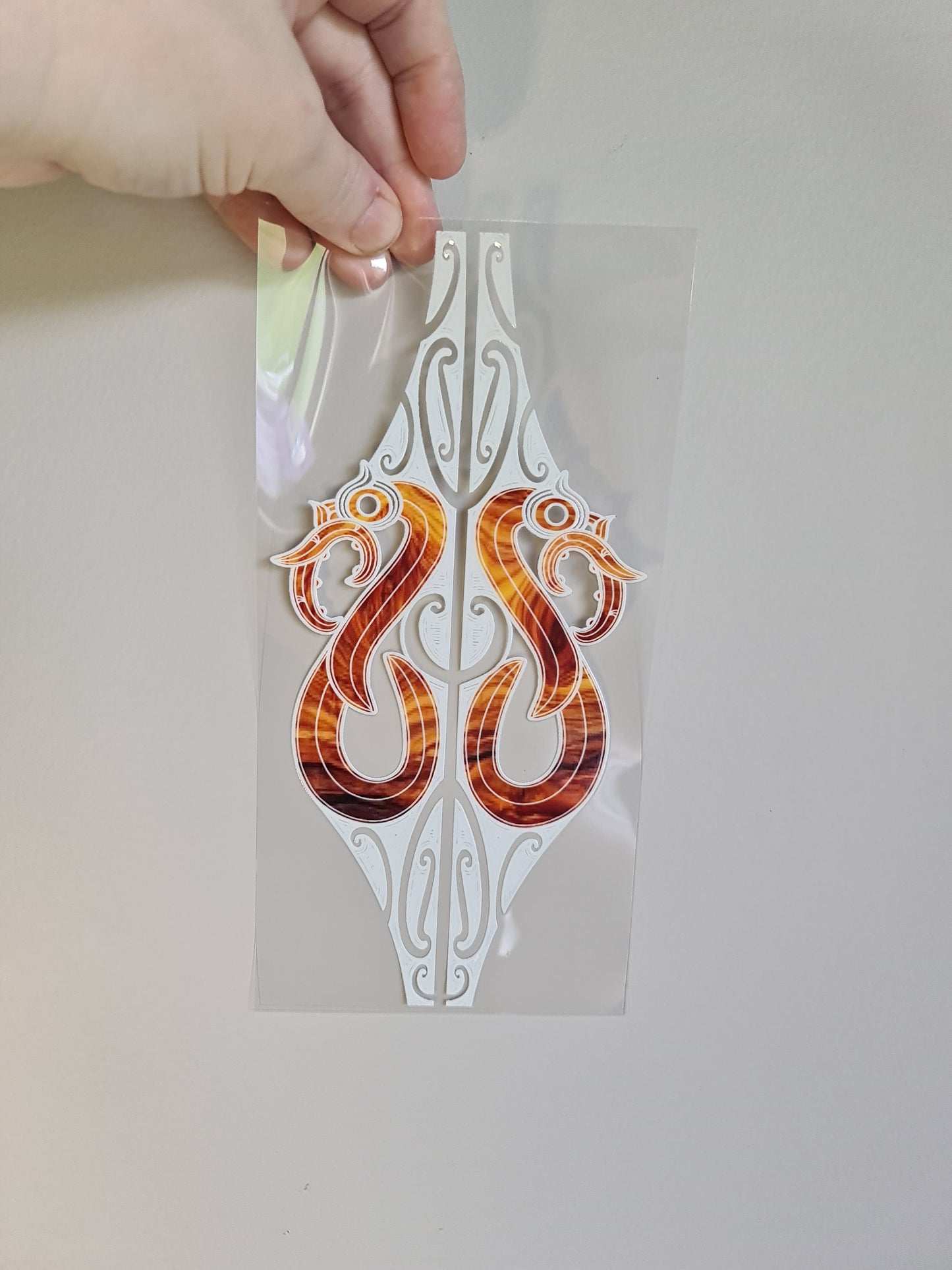 UV dtf transfer Maori design 23cmx11cm 16oz wrap #1324