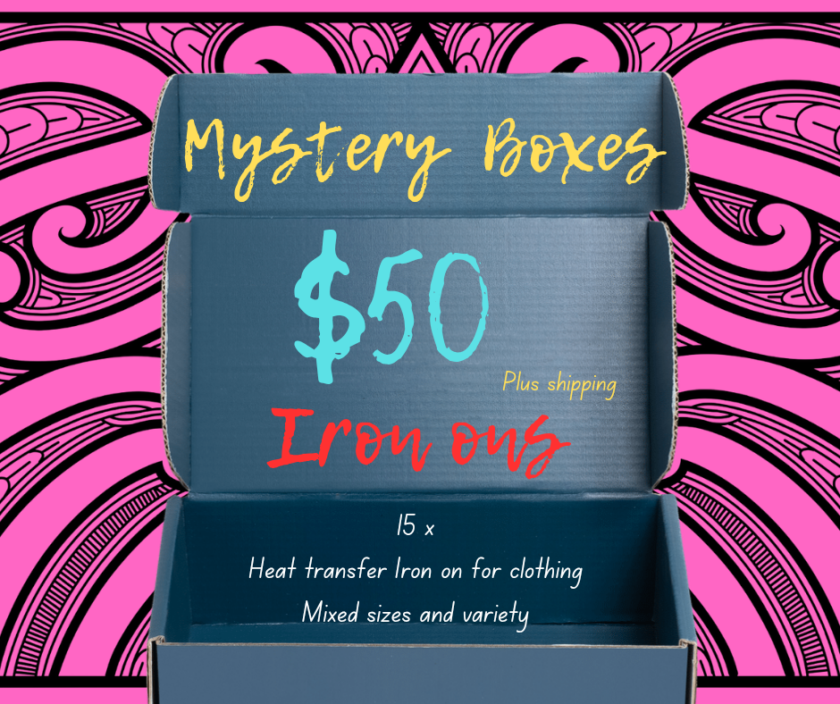 $50 MYSTERY BOX - IRON ON HEAT TRANSFER BUNDLE
