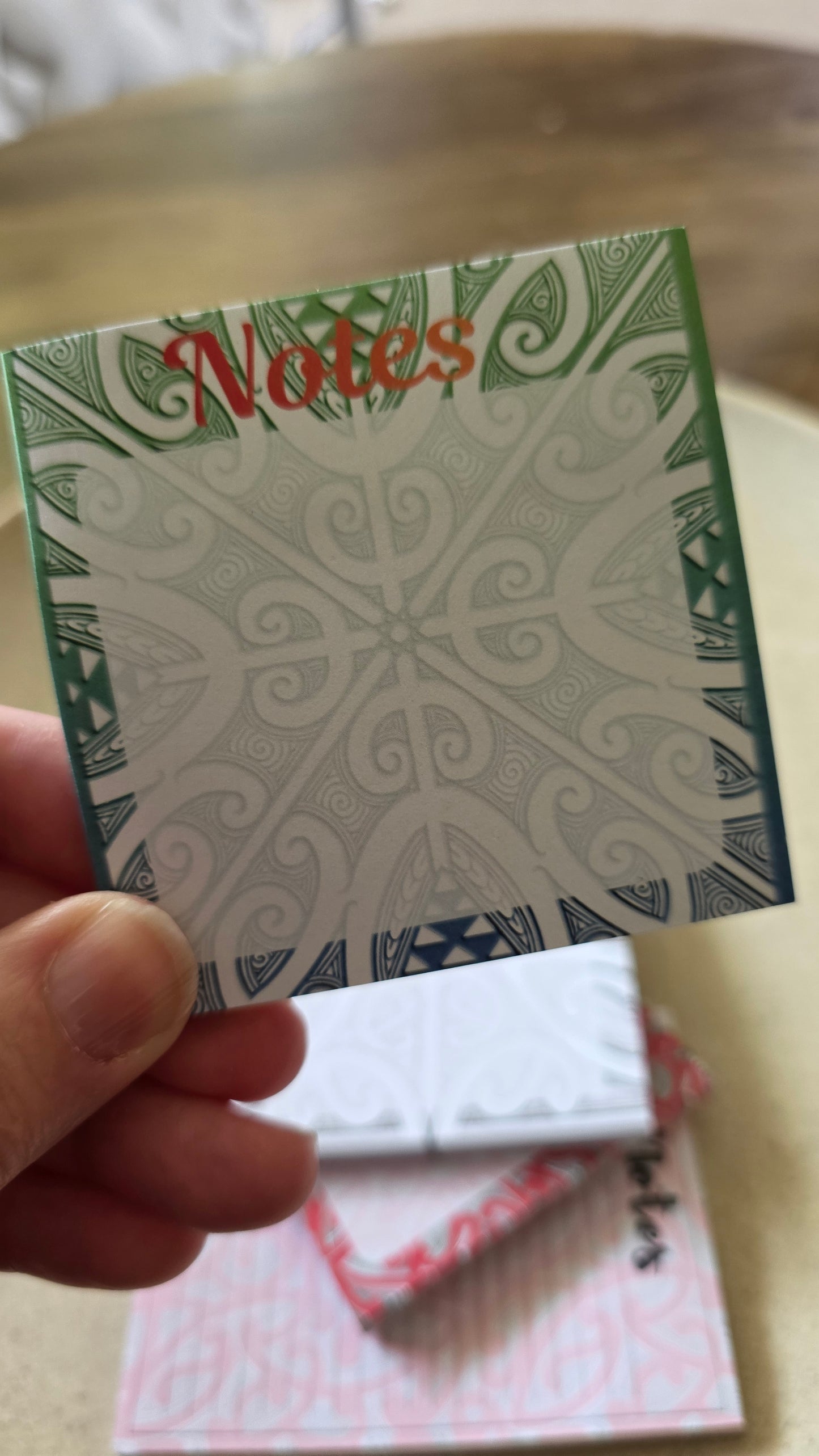 Maori design Sticky Note Pad