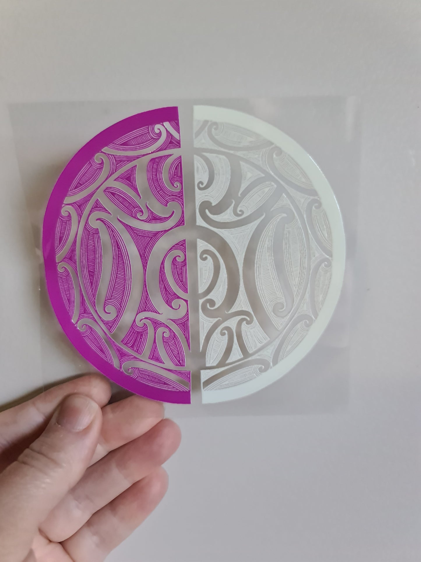 UV dtf Maori design mini size 11cmx11cm #947