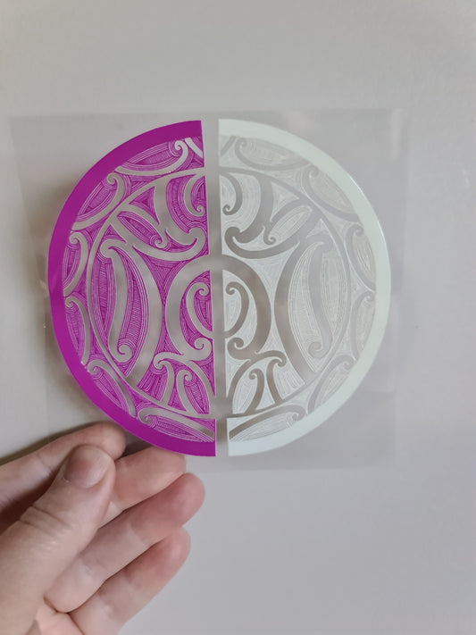 UV dtf Maori design mini size 11cmx11cm #947