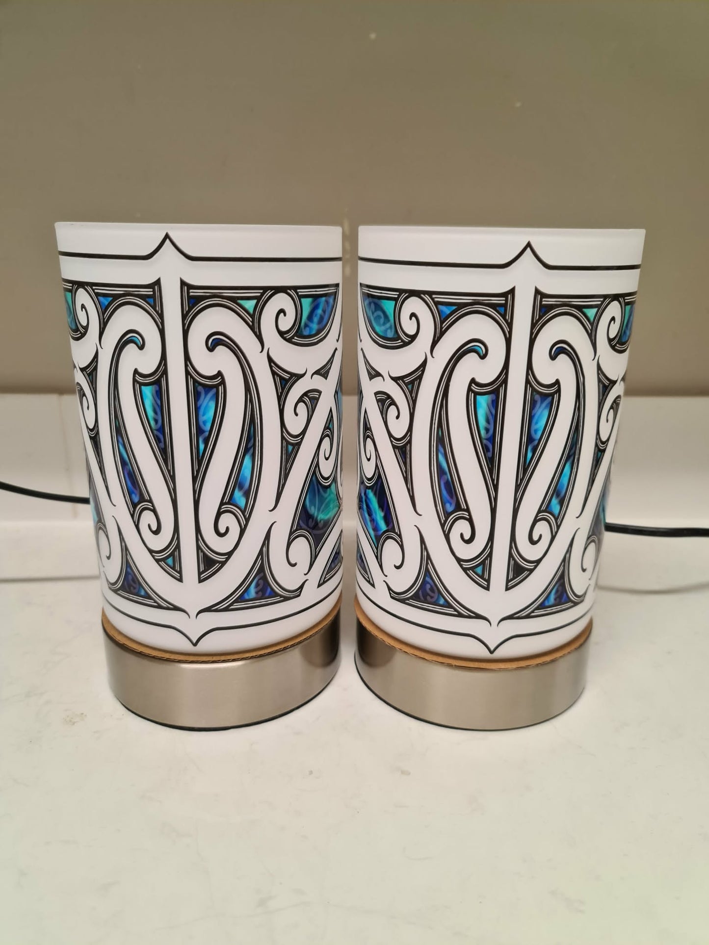 Maori design touch lamp - set 2 lamps (pre-order)