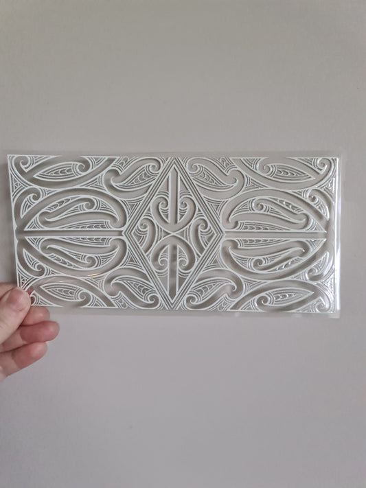 UV dtf Maori design 23cmx11cm 16oz wrap #1072
