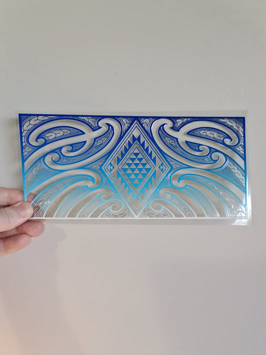 UV dtf Maori design 23cmx11cm 16oz wrap #892