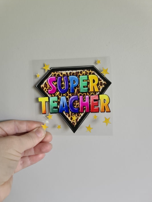 TEACHER AND KAIAKO dtf transfer Maori design 11cm sticker #1478