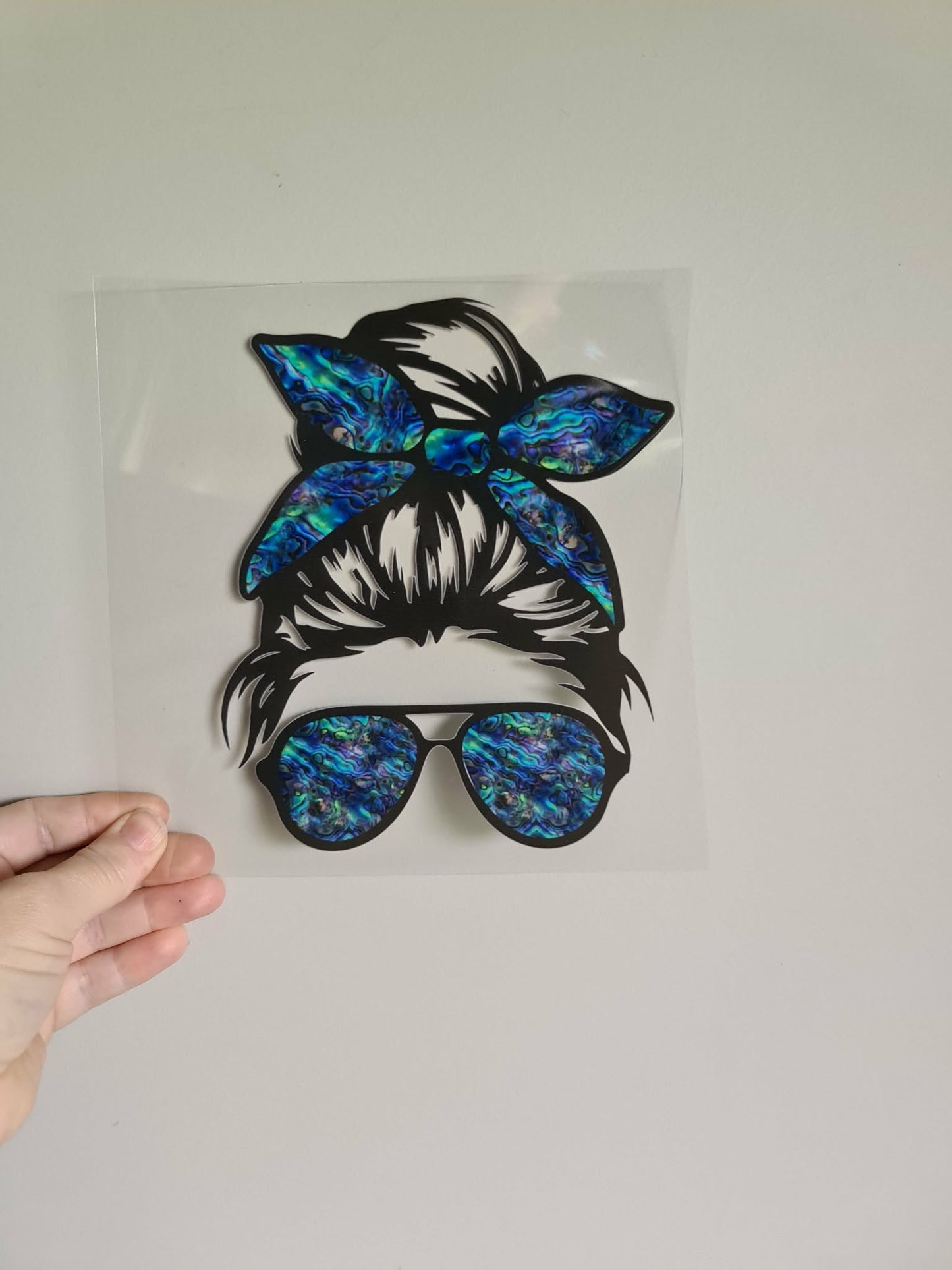 20cm UV DTF DECAL MAORI DESIGN 20cm Window decal