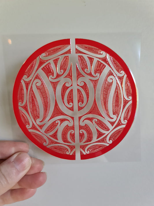 UV dtf Maori design mini size 11cmx11cm #936