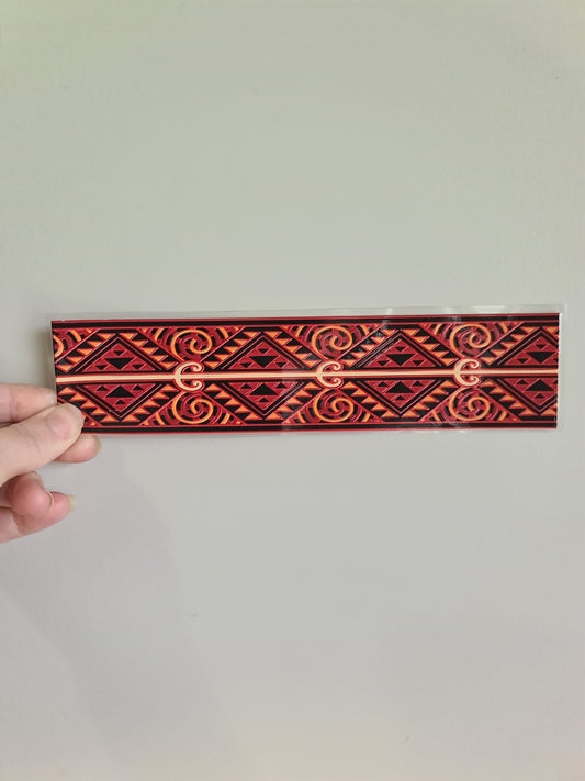 UV dtf transfer Maori design band 23cmx5cm 16oz wrap #1274