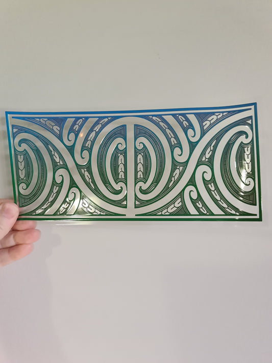 UV dtf Maori design 23cmx11cm 16oz wrap #753