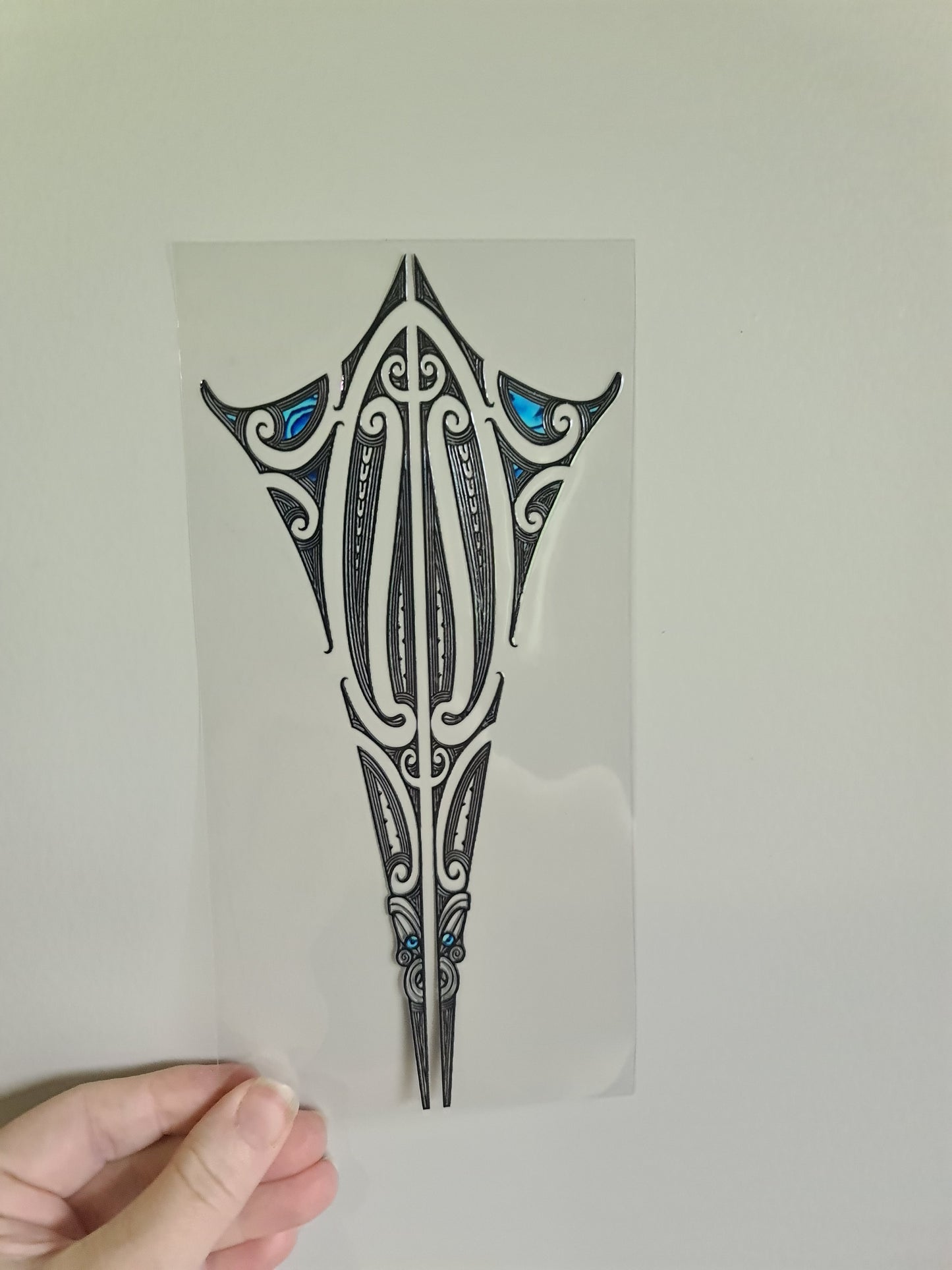 UV dtf transfer Maori design 23cmx11cm 16oz wrap #1264