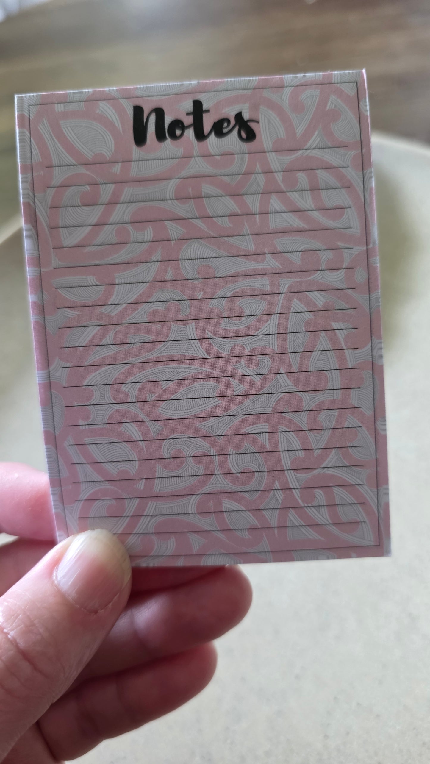Maori design Sticky Note Pad 9cmx7.5cm