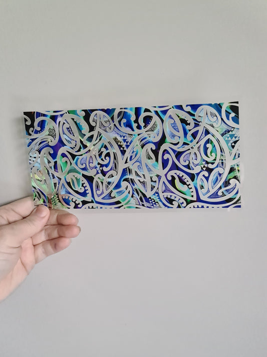 UV dtf Maori design 23cmx11cm 16oz wrap #1151