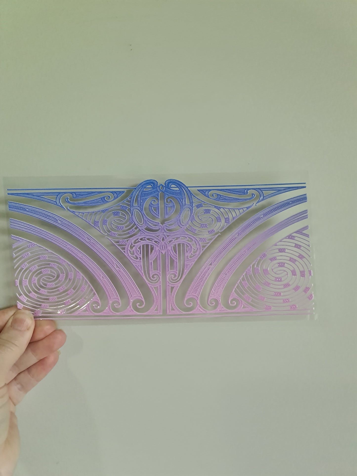 UV dtf transfer Maori design 23cmx11cm 16oz wrap #1227
