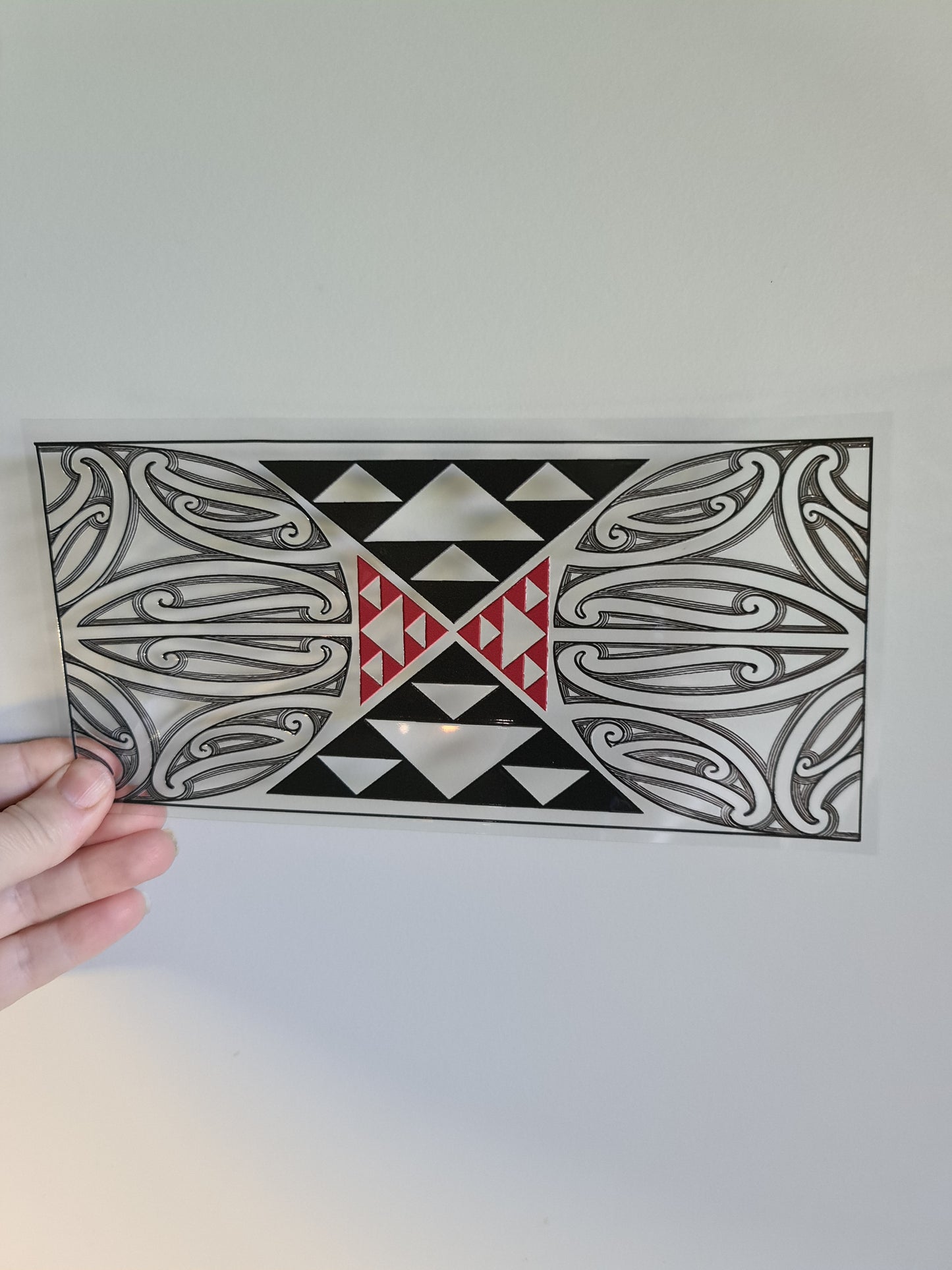 UV dtf Maori design 23cmx11cm 16oz wrap #1104