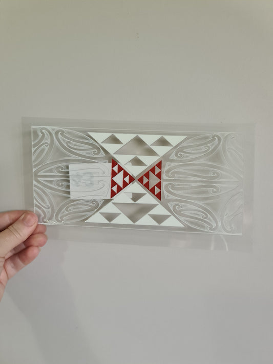 UV dtf Maori design 23cmx11cm 16oz wrap #520