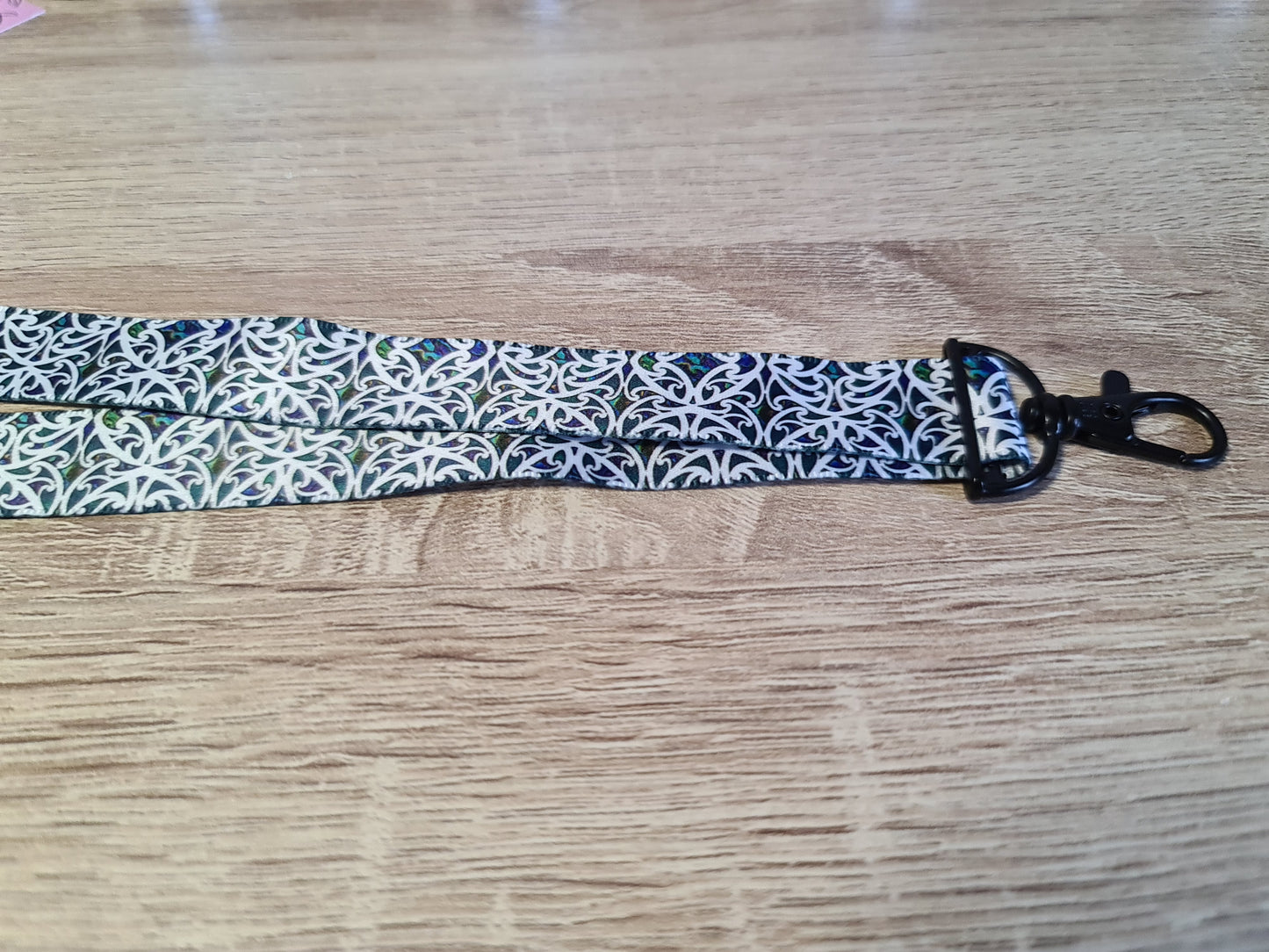 Custom lanyard paua design