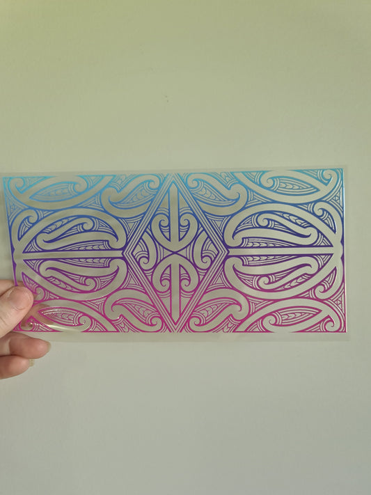 UV dtf Maori design 23cmx11cm 16oz wrap #706