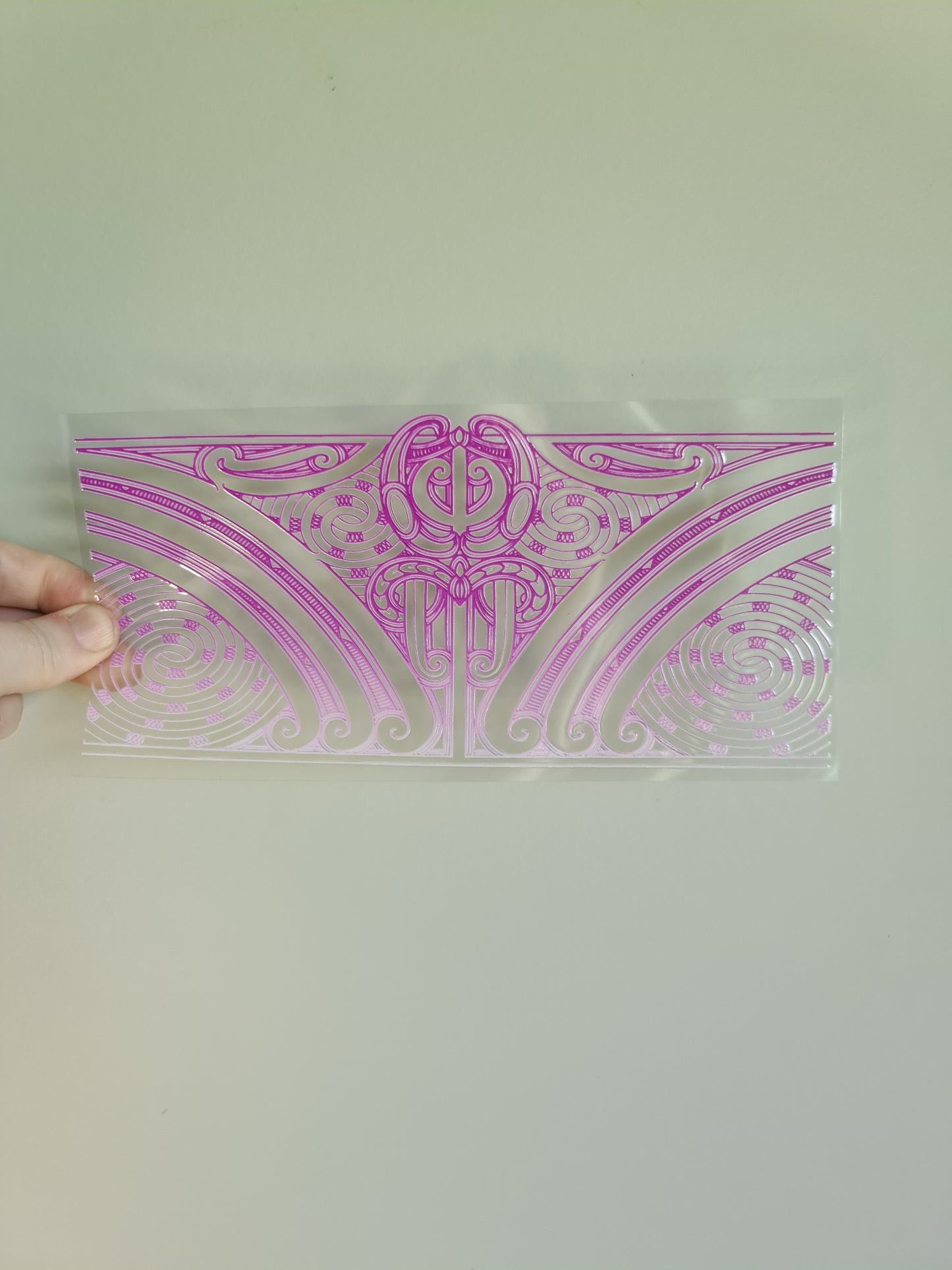 UV dtf transfer Maori design 23cmx11cm 16oz wrap #1348