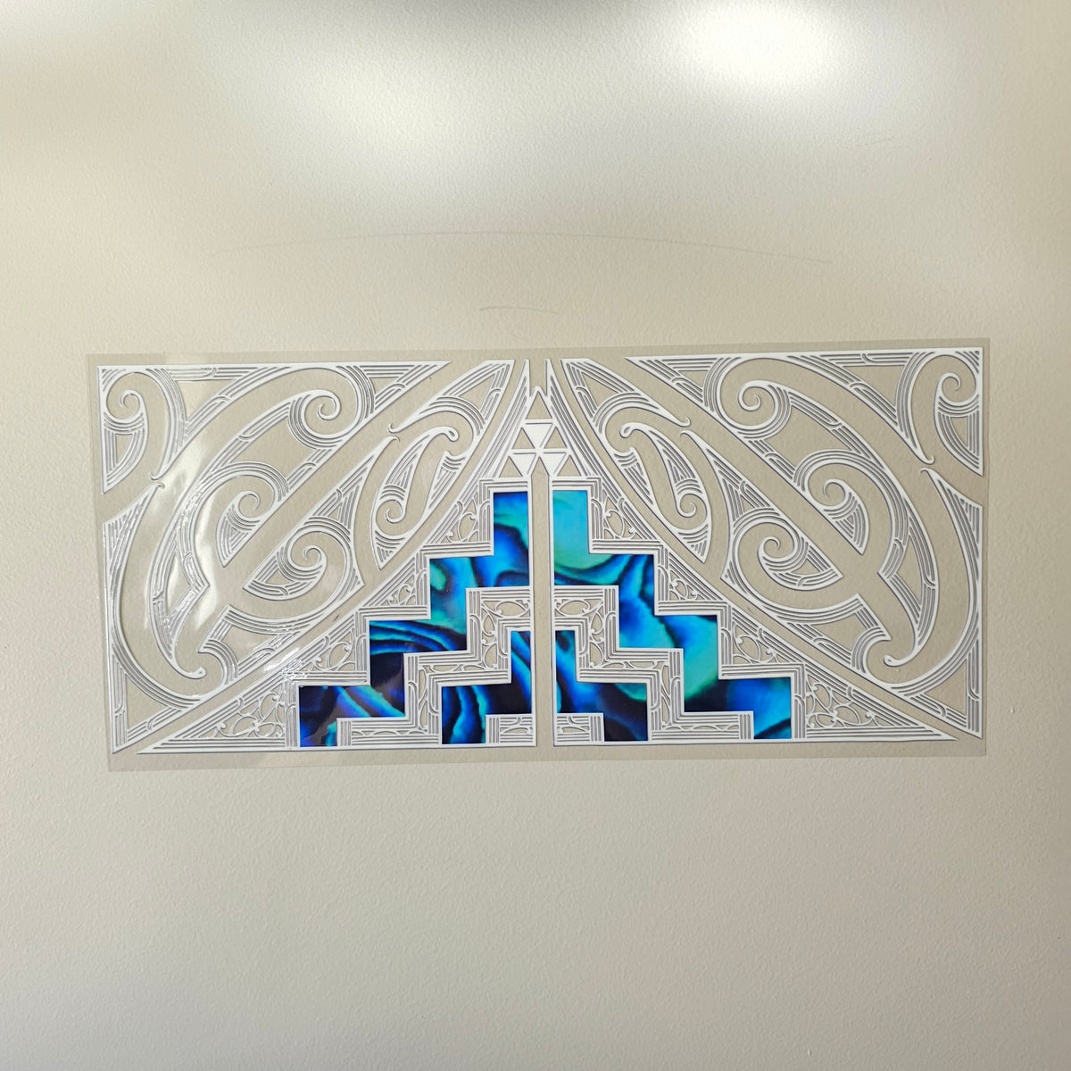 XL UV DTF DECAL MAORI DESIGN 38CMX17CM for touch lamps #83