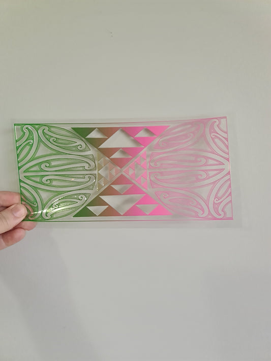 UV dtf Maori design 23cmx11cm 16oz wrap #526