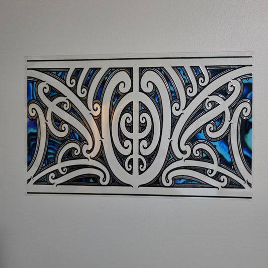 XL UV DTF DECAL MAORI DESIGN 28CMX17CM for touch lamps #277