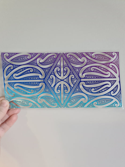 UV dtf Maori design 23cmx11cm 16oz wrap #806