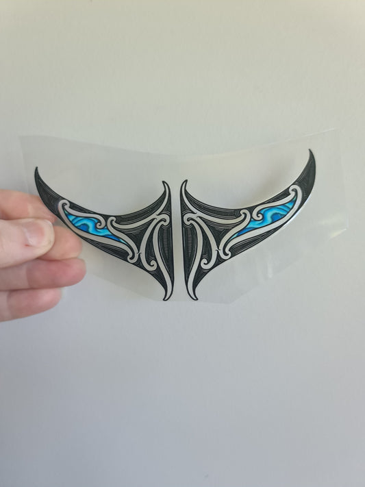 UV dtf Maori design mini size 13cm
