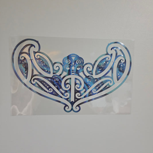 XL UV DTF DECAL MAORI DESIGN 28CMX17CM for touch lamps #313