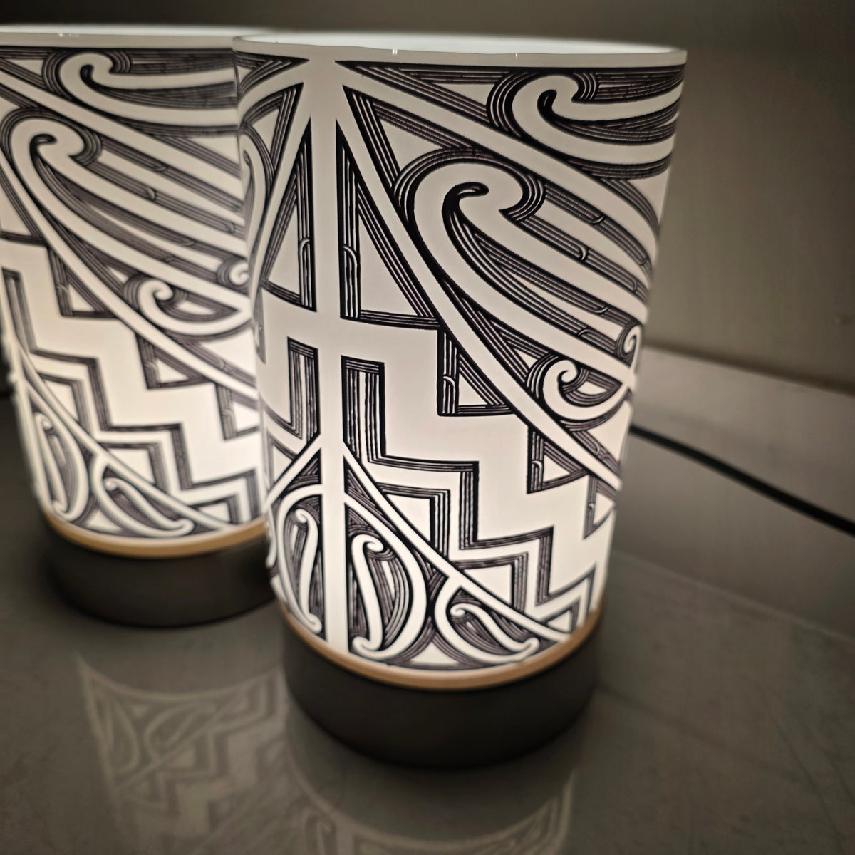 Maori design touch lamp - set 2 lamps (pre-order)