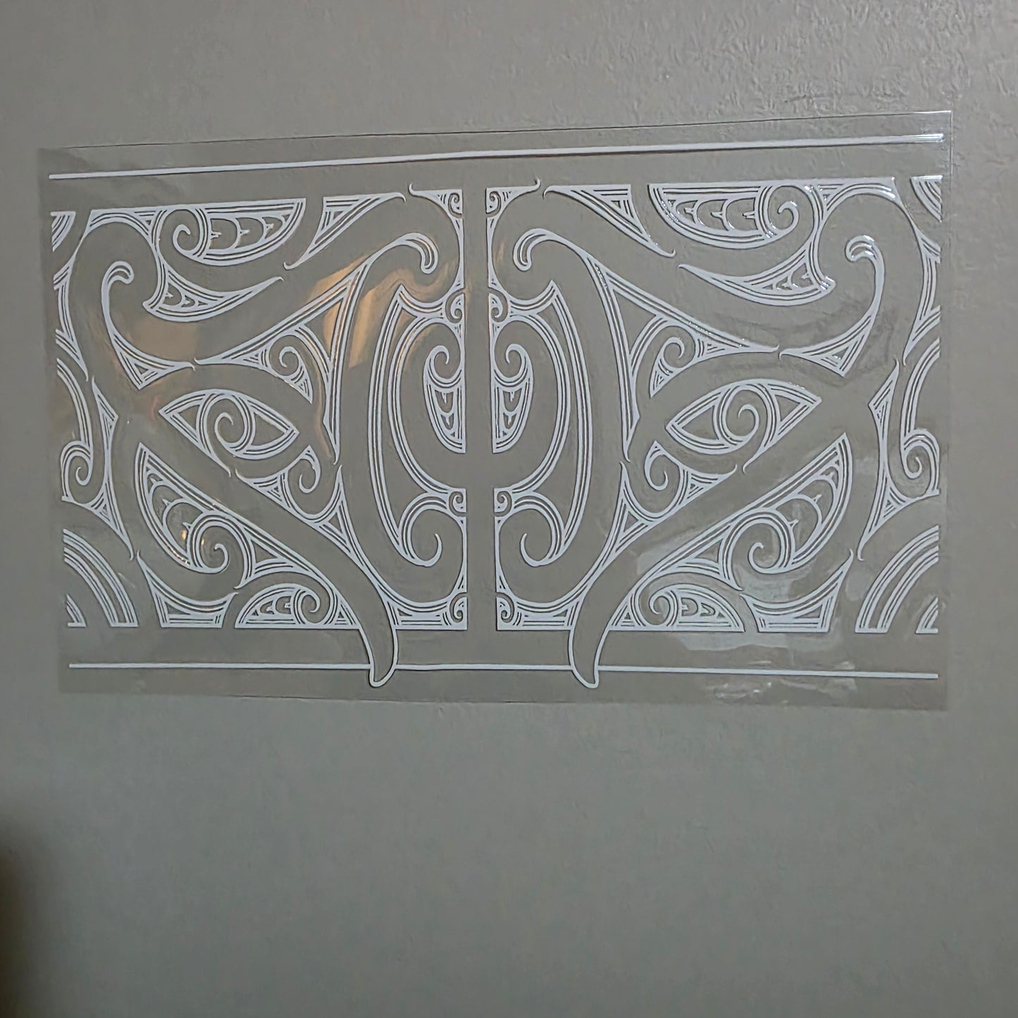 XL UV DTF DECAL MAORI DESIGN 28CMX17CM for touch lamps #242